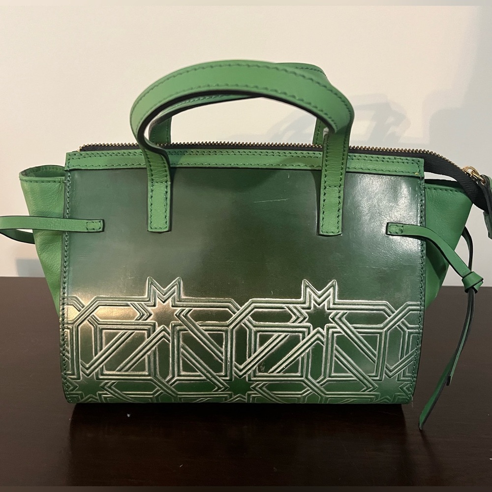 Green Designer Handbag